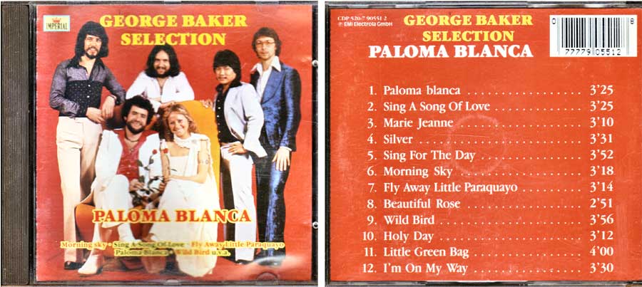 George Baker Selection - Paloma Blanca CD 1987