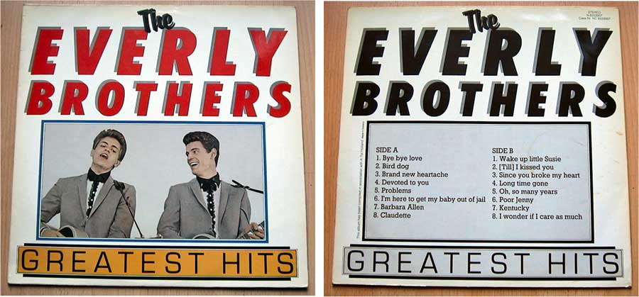 The Everly Brothers Greatest Hits - Vinyl von 19??