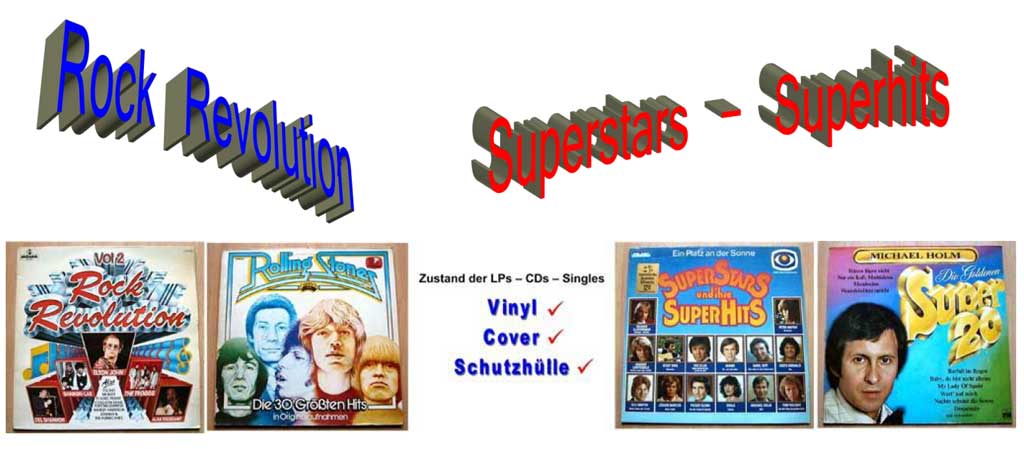 Superstars und Ihre Superhits auf LP 12 Zoll