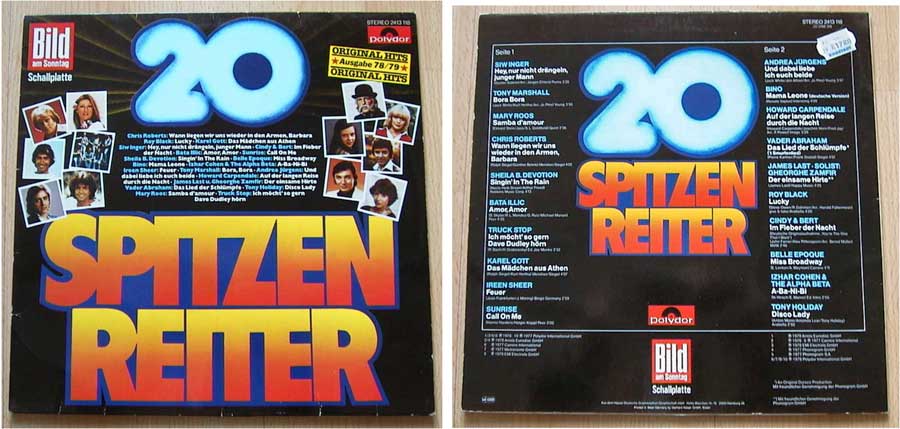 20 Spitzenreiter - Bild am Sonntag - LP Vinyl
