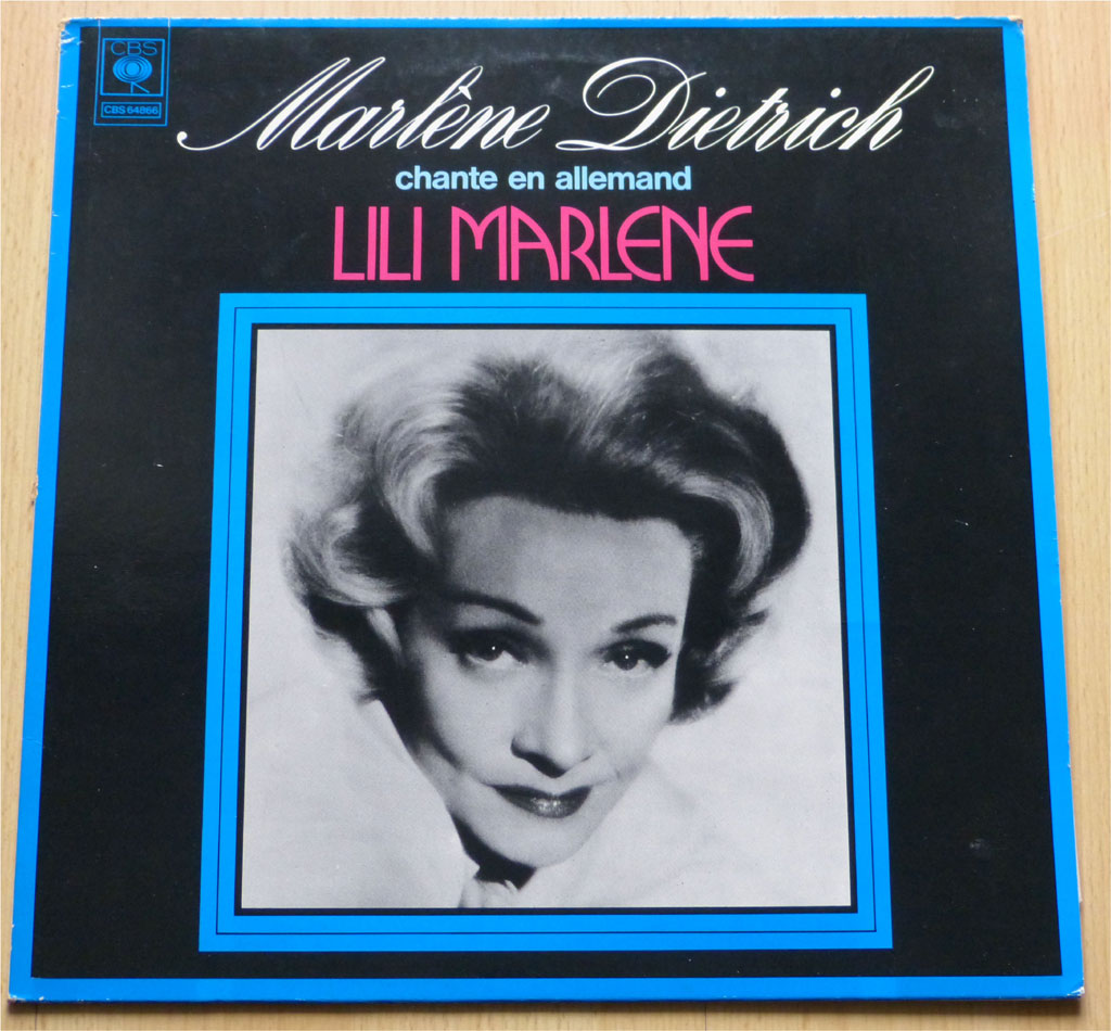 Marlene Dietrich auf Schallplatte Vinyl