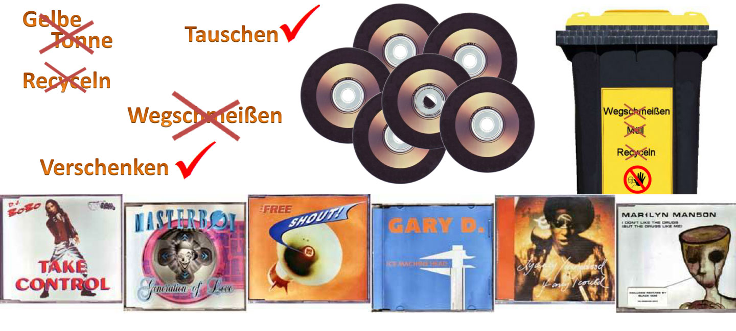 Restposten von Single CDs - Tausche